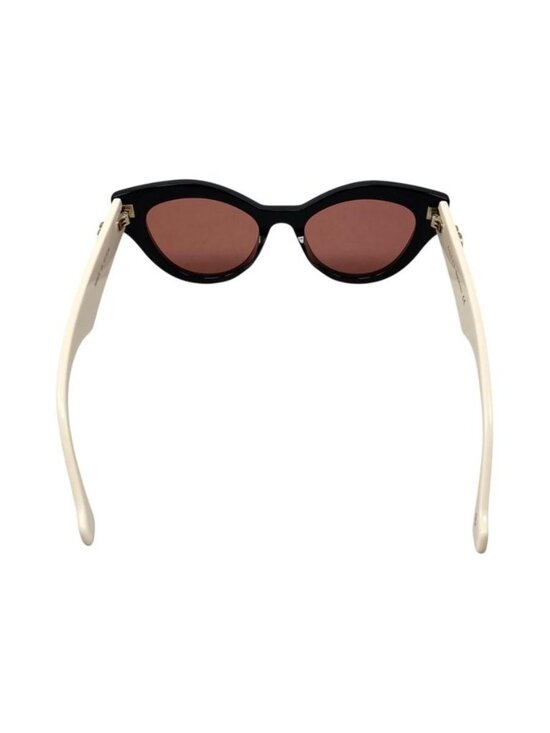 Gucci Sunglasses Double Black White Pink Eyewear